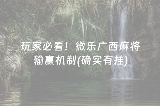 推荐十款！弈乐贵州麻将原来真的有挂呢(其实真的有挂)