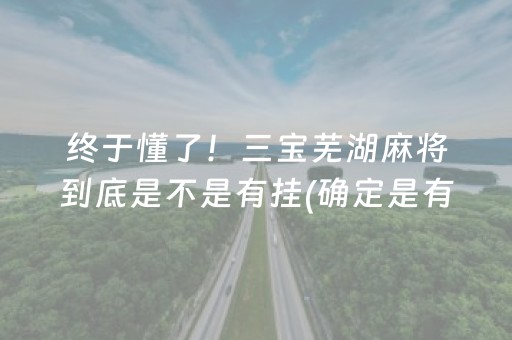 一分钟揭秘！中至鹰潭麻将怎么样才会运气好点(确实有挂)