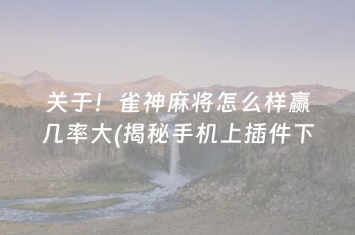 安装程序教程！微乐河北麻将怎么才能赢(揭秘手机上胡牌技巧)