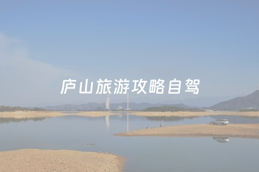 庐山旅游攻略自驾（庐山旅游攻略自驾游路线图）