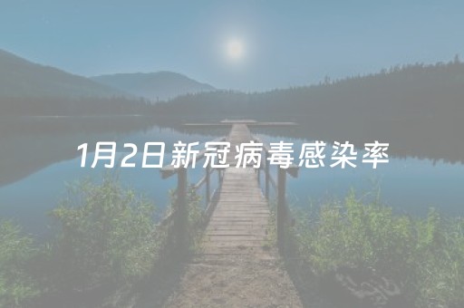 1月2日新冠病毒感染率（1月2日新冠病毒感染率广州）