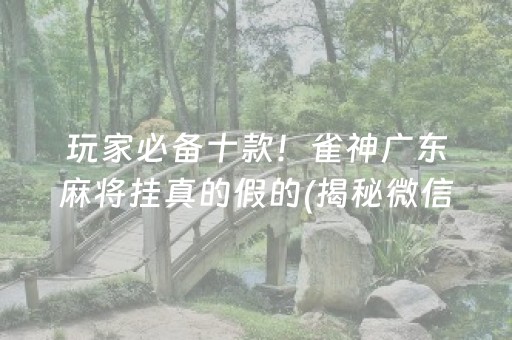 我来教大家“微信雀神广东麻将提高胜率技巧”（输赢规律)