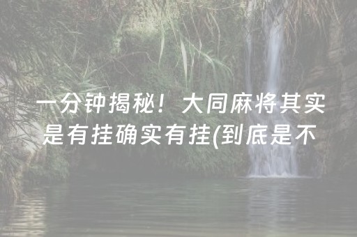 一分钟了解“微乐麻将一直输是被系统针对了吗”（助赢神器购买)