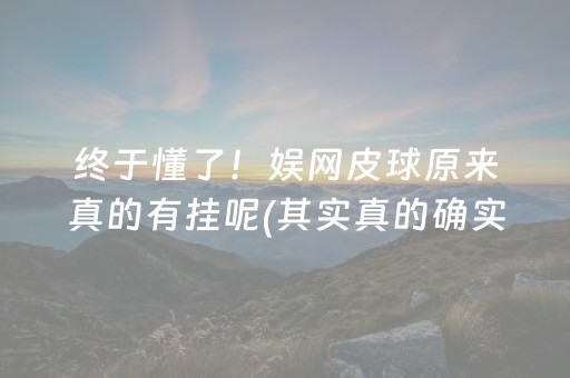 终于懂了！娱网皮球原来真的有挂呢(其实真的确实有挂)