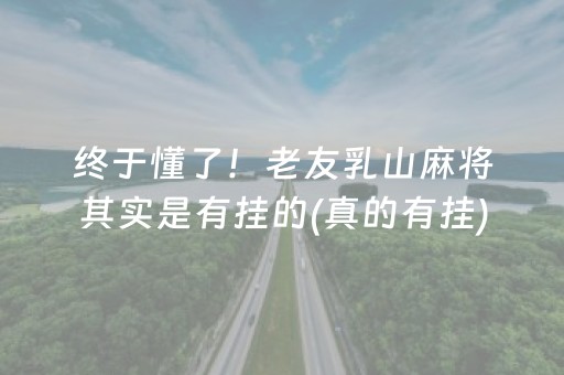 终于懂了！老友乳山麻将其实是有挂的(真的有挂)