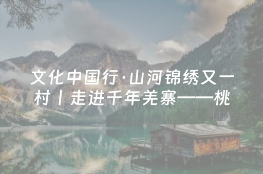 文化中国行·山河锦绣又一村丨走进千年羌寨——桃坪村  感受古寨不一样的年味儿