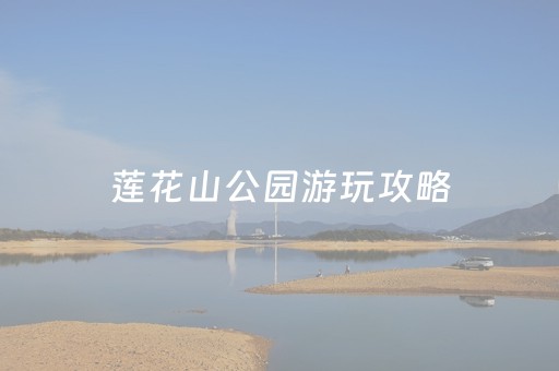 莲花山公园游玩攻略（西山公园游玩攻略）