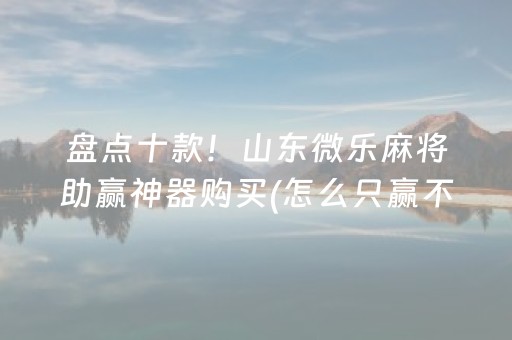 盘点十款！山东微乐麻将助赢神器购买(怎么只赢不输)