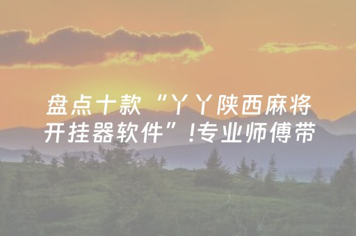 盘点十款“丫丫陕西麻将开挂器软件”!专业师傅带你一起了解（详细教程）-抖音