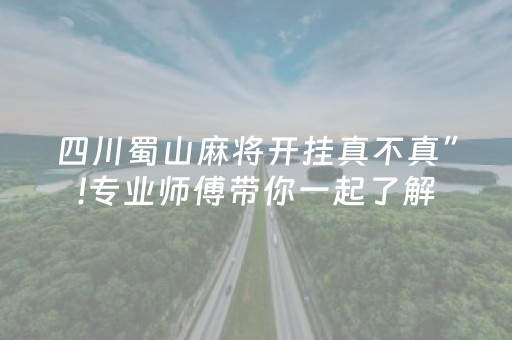 四川蜀山麻将开挂真不真”!专业师傅带你一起了解（详细教程）-抖音