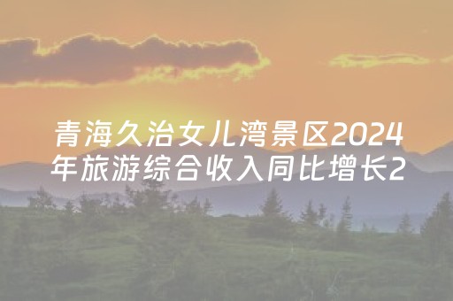 青海久治女儿湾景区2024年旅游综合收入同比增长20％