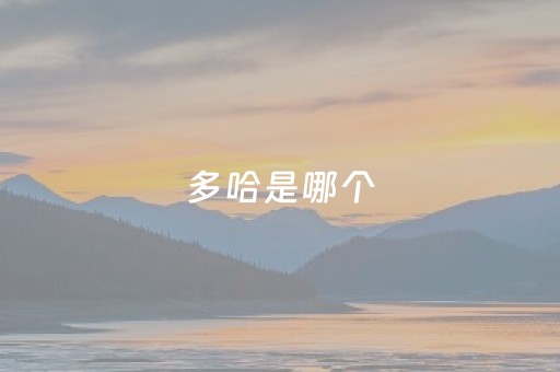 多哈是哪个
（迪拜是哪个
）