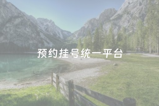 预约挂号统一平台（厦门中山医院预约挂号统一平台）