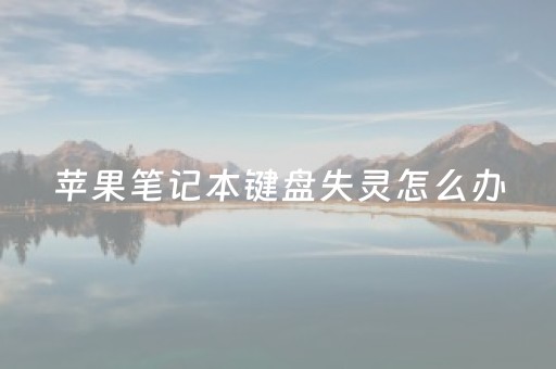 苹果笔记本键盘失灵怎么办（苹果笔记本键盘失灵怎么办win10）