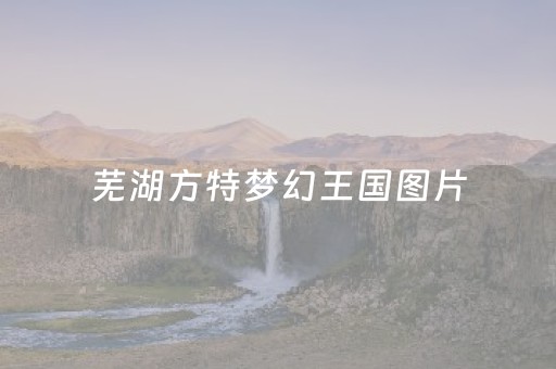 芜湖方特梦幻王国图片（芜湖方特梦幻王国路线图）