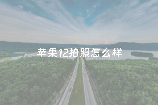 苹果12拍照怎么样（苹果12拍照怎么样好看）