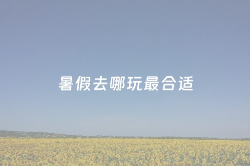 暑假去哪玩最合适（暑假去哪玩最合适又不贵广东周边）