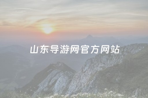 山东导游网官方网站（山东省导游网）